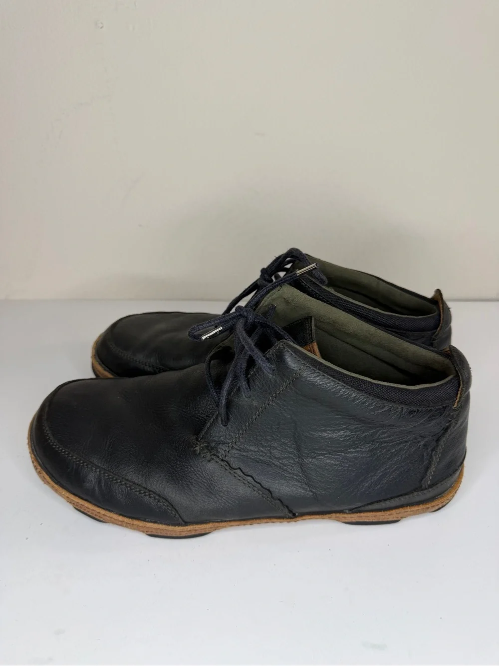 Olukai Hamakua  Leather Chukka Ankle Lace Up Boots Men Size 44 US 11 Comfort